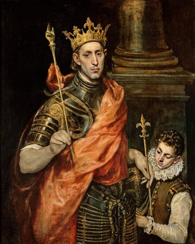 St. Louis (1215-70) en zijn Page door El Greco